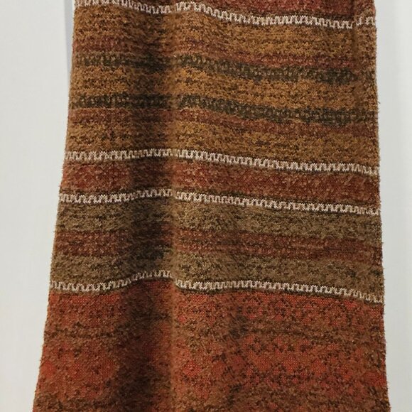 Beautiful Peruvian Collection Skirt | Knit Wool-Blend Maxi Skirt | L - Picture 2 of 2